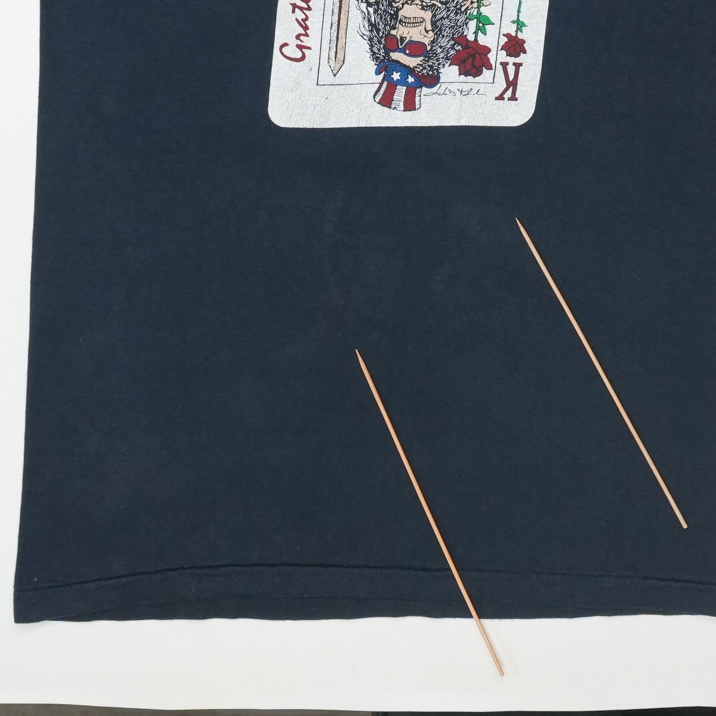 1980s Grateful Dead Playing Card Shirt