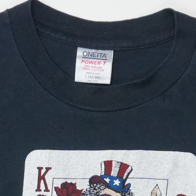 1980s Grateful Dead Playing Card Shirt