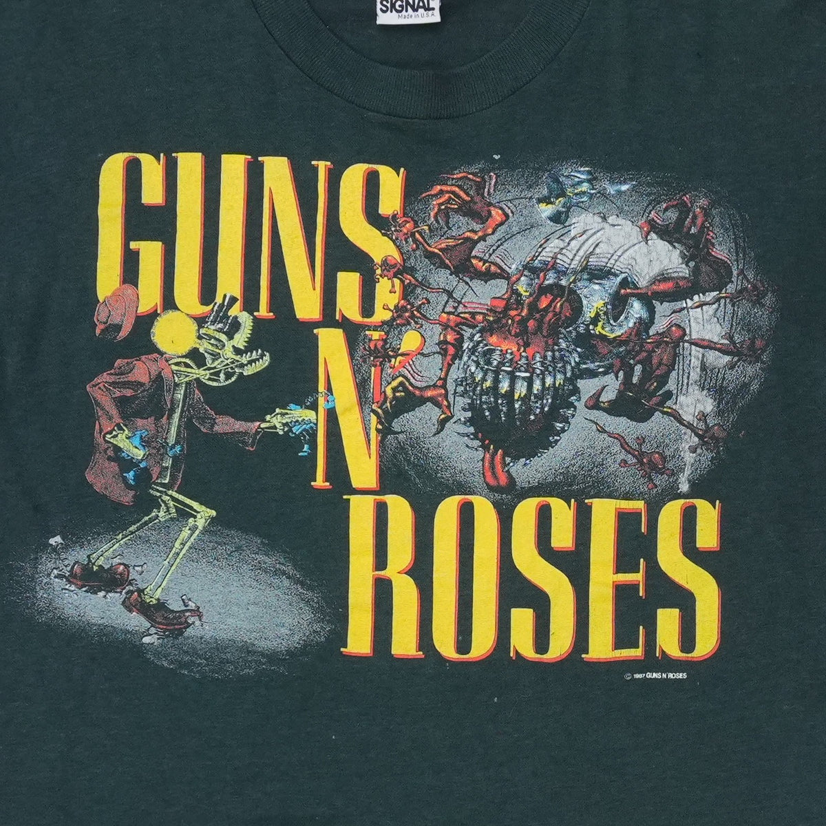 1980s Guns N Roses Was Here Tour Shirt