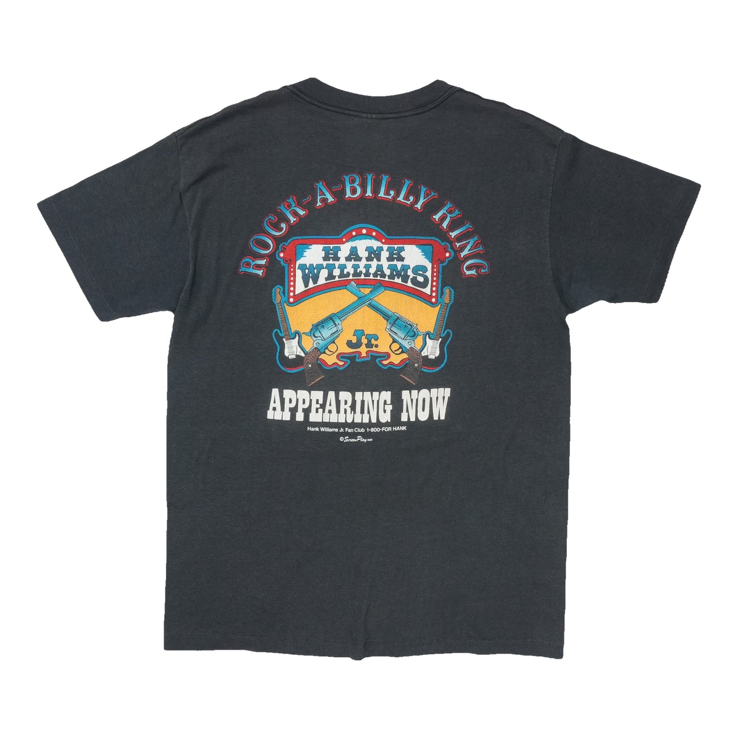 1980s Hank Williams Jr Rock A Billy King Shirt