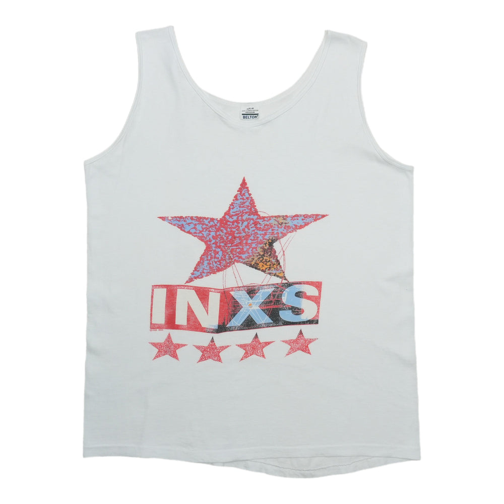 1980s INXS Star Tank Shirt Front