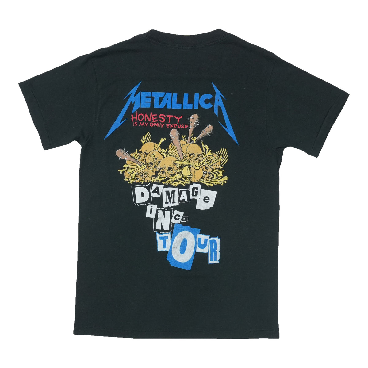 1980s Metallica Damage Inc Tour Shirt