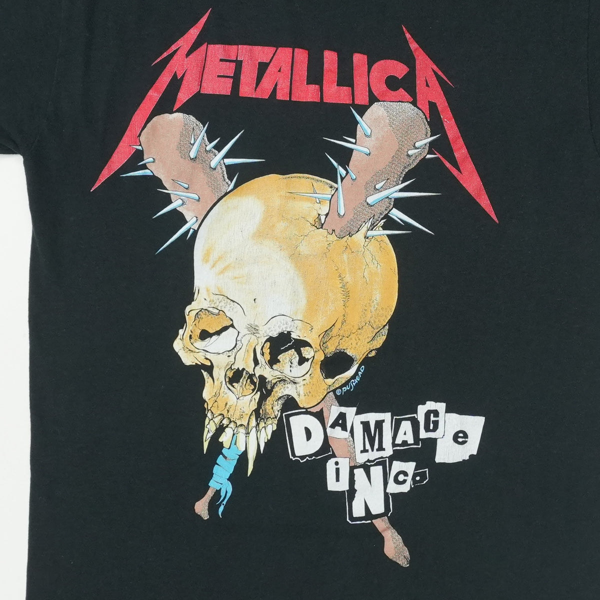 1980s Metallica Damage Inc Tour Shirt