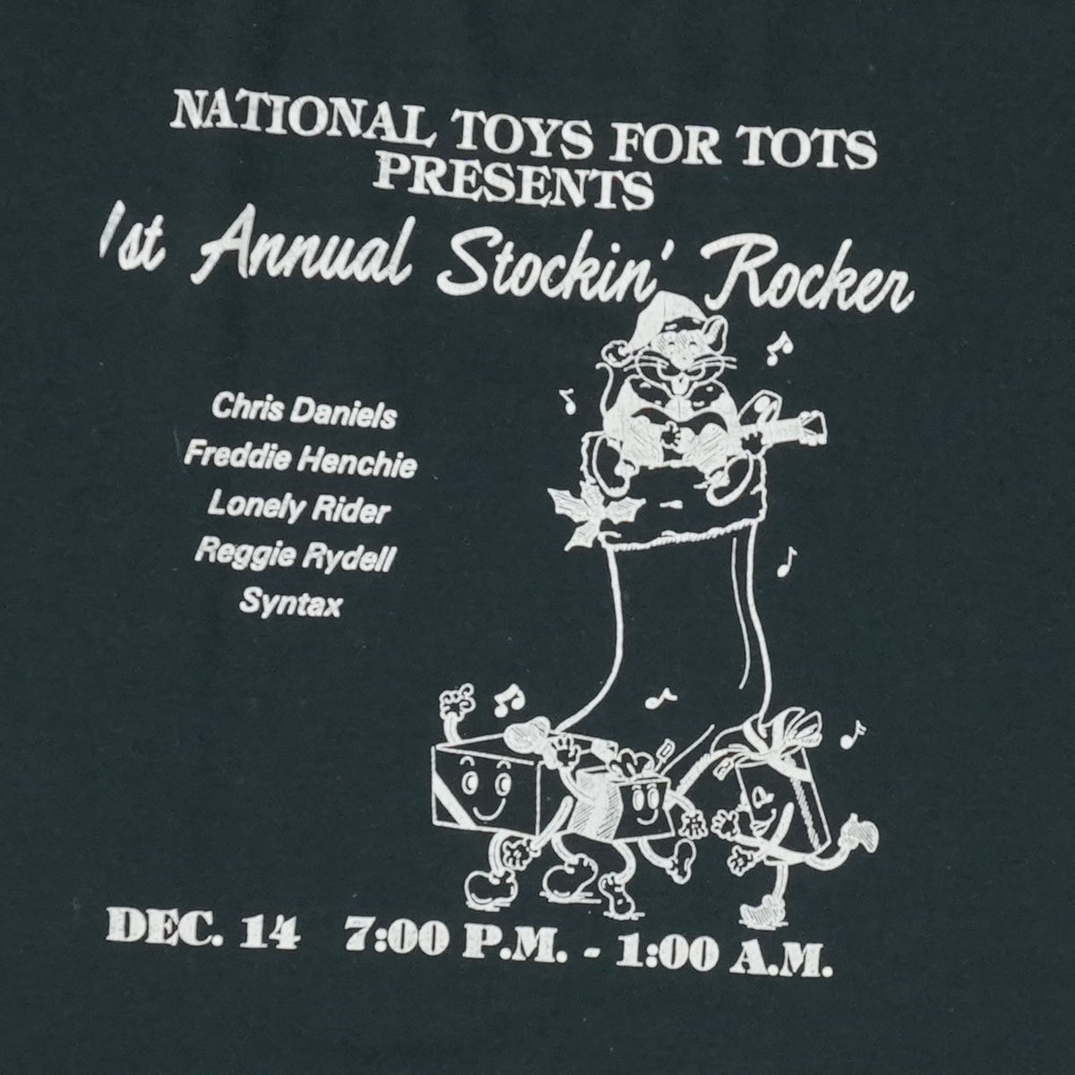 1980s National Toys For Tots Stockin Rocker Shirt