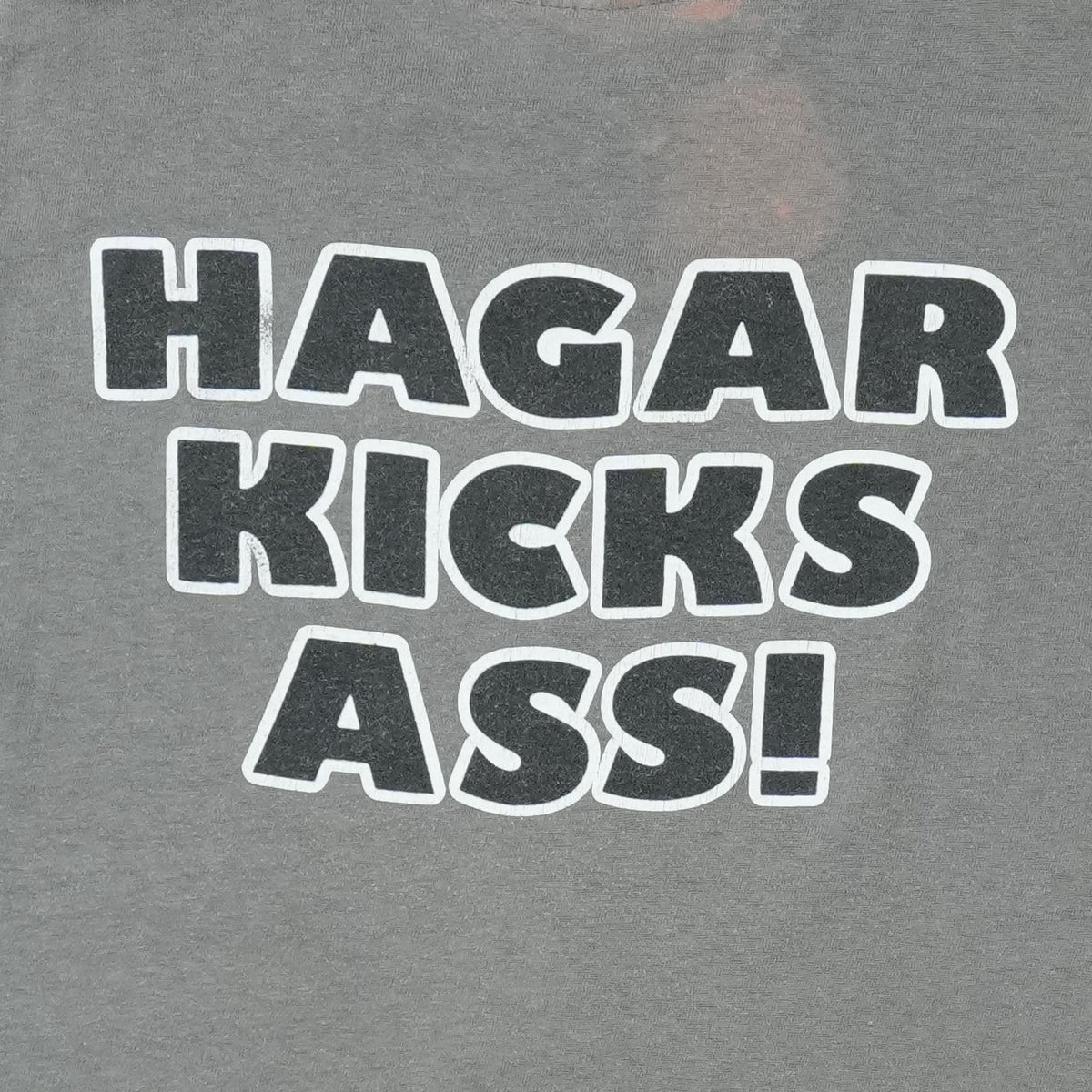 1980s Sammy Hagar Hagar Kicks Ass Shirt