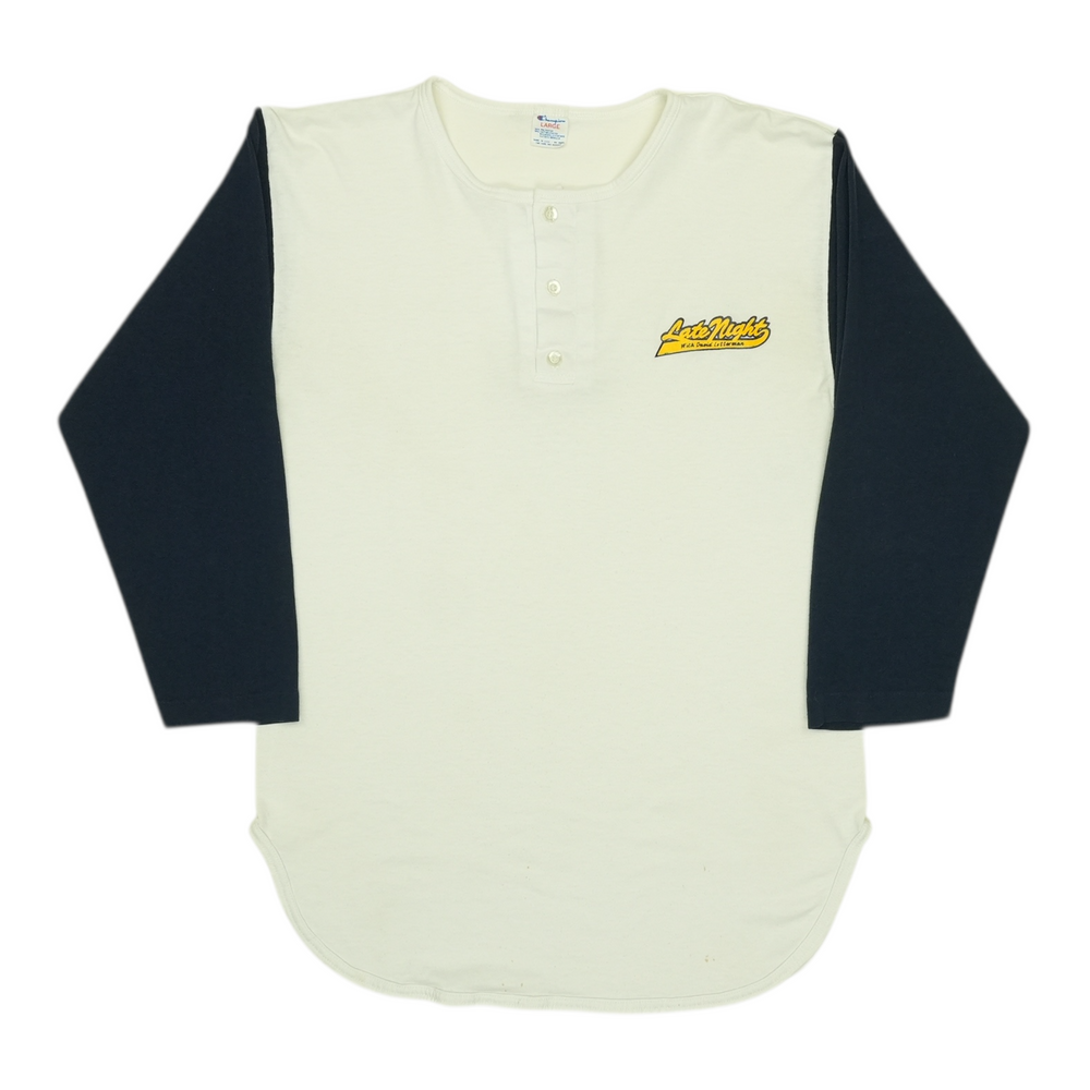 1980s Late Night With David Letterman Jersey Shirt