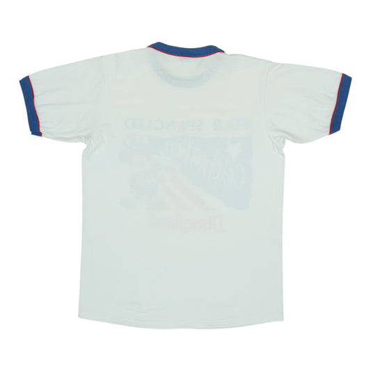 1980s Mickey Mouse Disney Star Spangled Celebration Shirt Back
