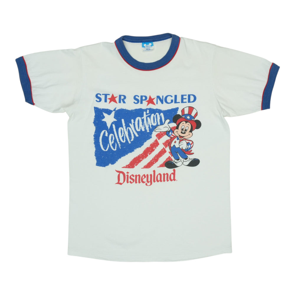 1980s Mickey Mouse Disney Star Spangled Celebration Shirt