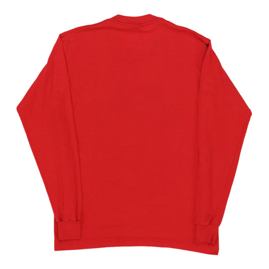 1980s Nike Red Long Sleeve Shirt Back