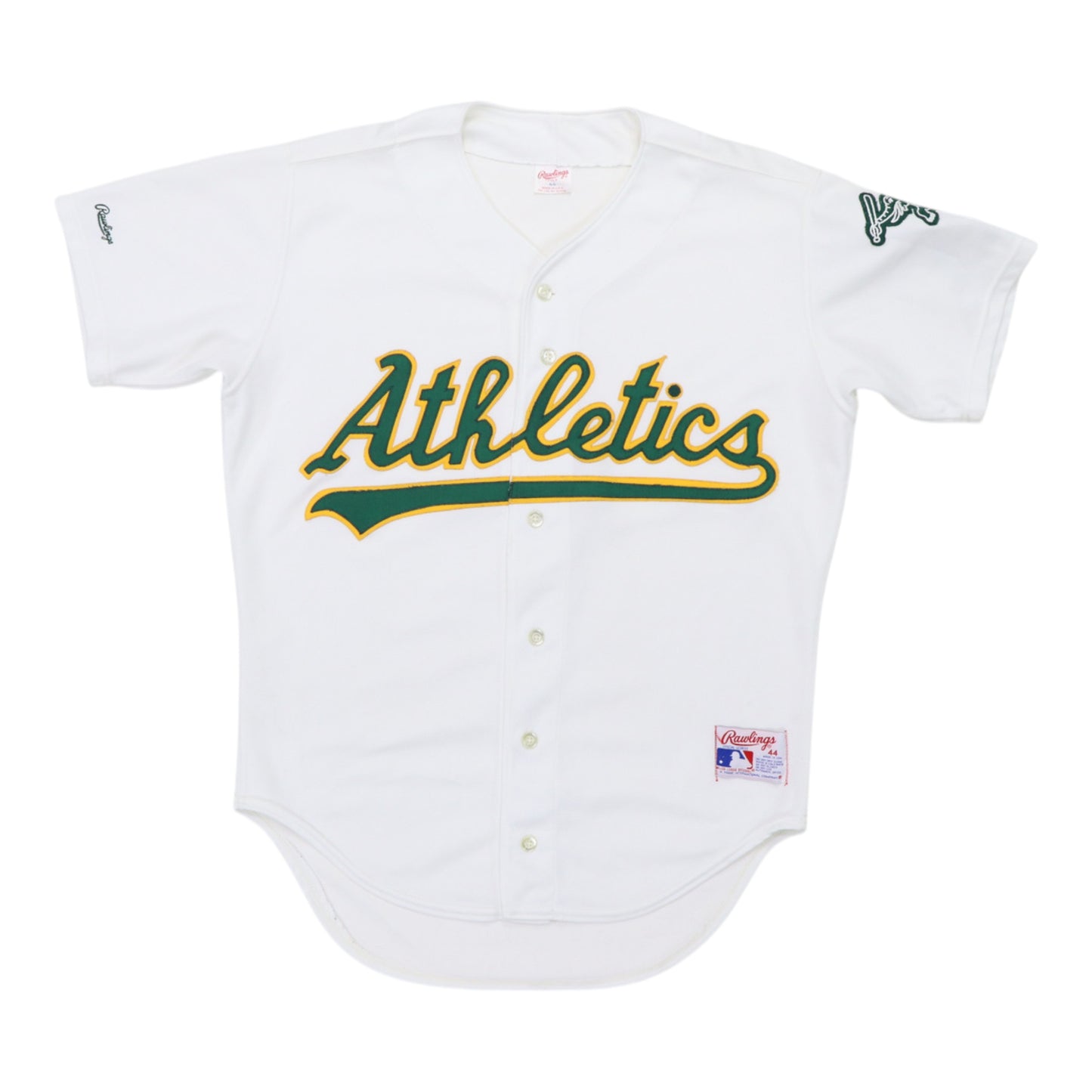 1980s Oakland Athletics Rawlings Baseball Jersey