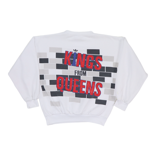 1980s Run DMC Adidas Kings From Queens Sweatshirt Back