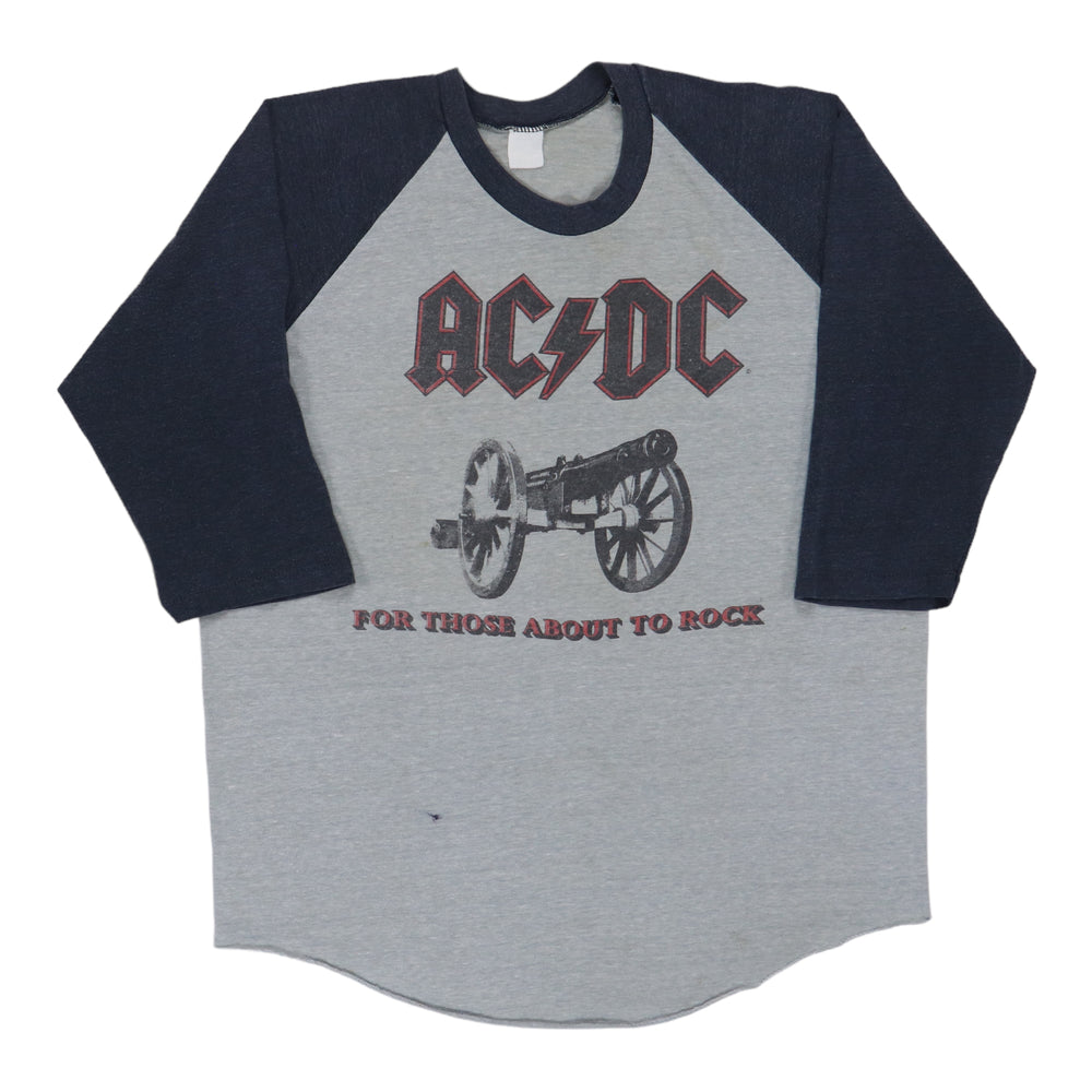 1981 ACDC For Those About To Rock Tour Jersey Shirt