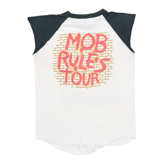 1981 Black Sabbath Mob Rules Tour Jersey Shirt Back