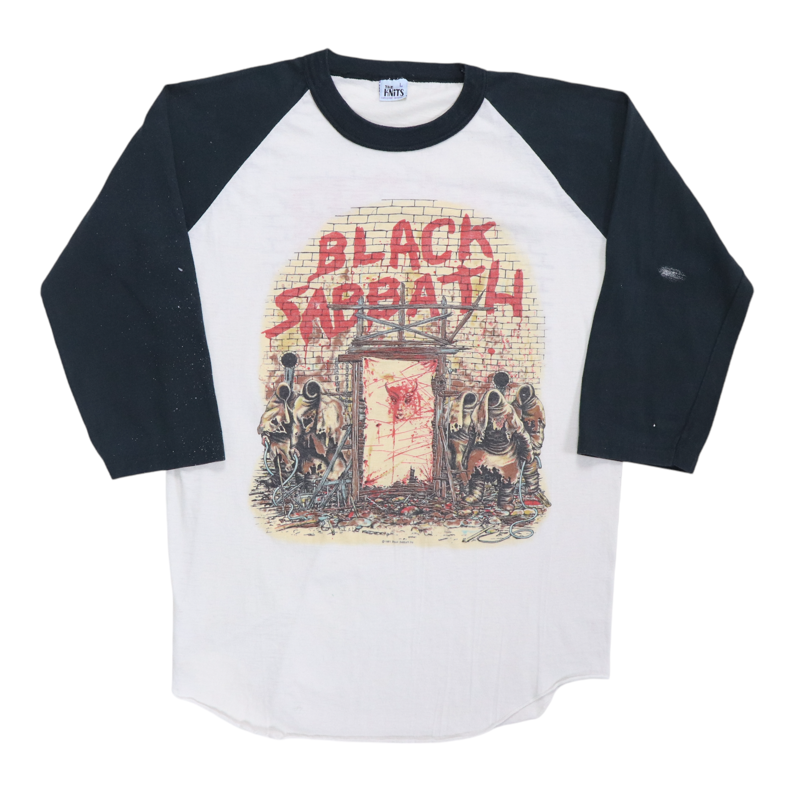 1981 Black Sabbath Mob Rules Tour Jersey Shirt | Authentic Vintage