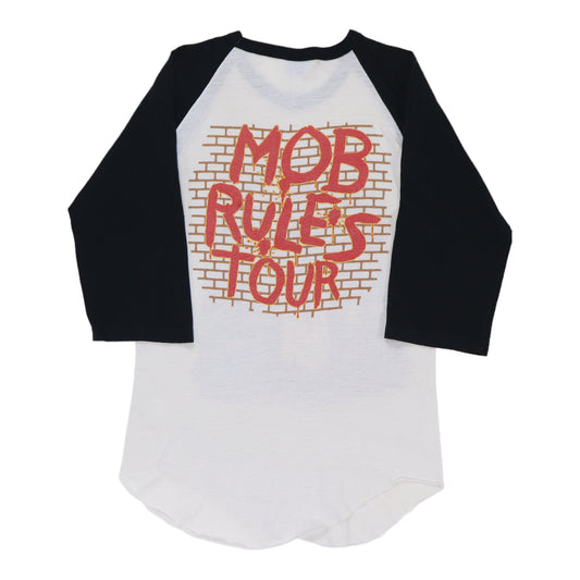 1981 Black Sabbath Mob Rules Tour Jersey Shirt Back