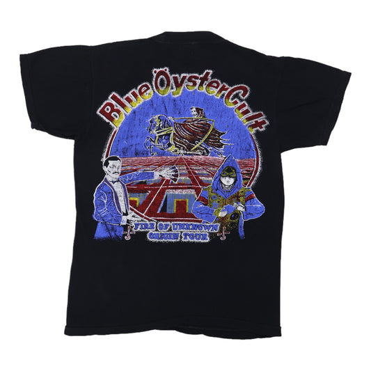1981 Blue Oyster Cult Foghat Concert Shirt Back