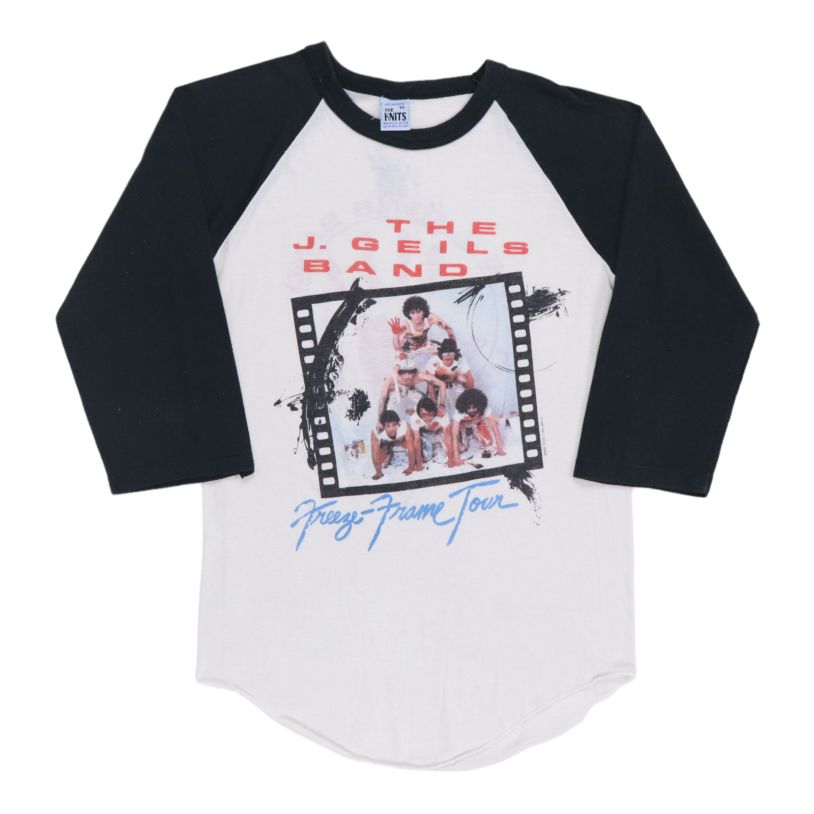 1981 J Geils Band Freeze Frame Tour Jersey Shirt | Authentic