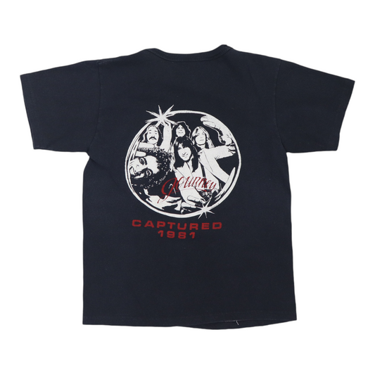 1981 Journey Captured Tour Shirt Back