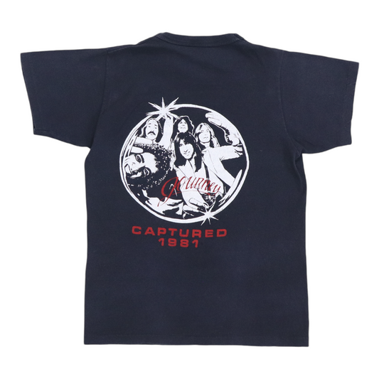 1981 Journey Captured Tour Shirt Back
