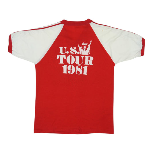1981 Ozzy Osbourne Blizzard Of Ozz Jersey Shirt Back