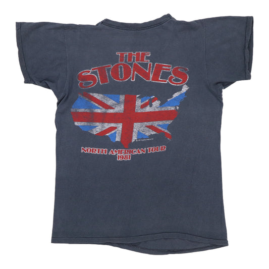 1981 Rolling Stones North American Tour Shirt Back