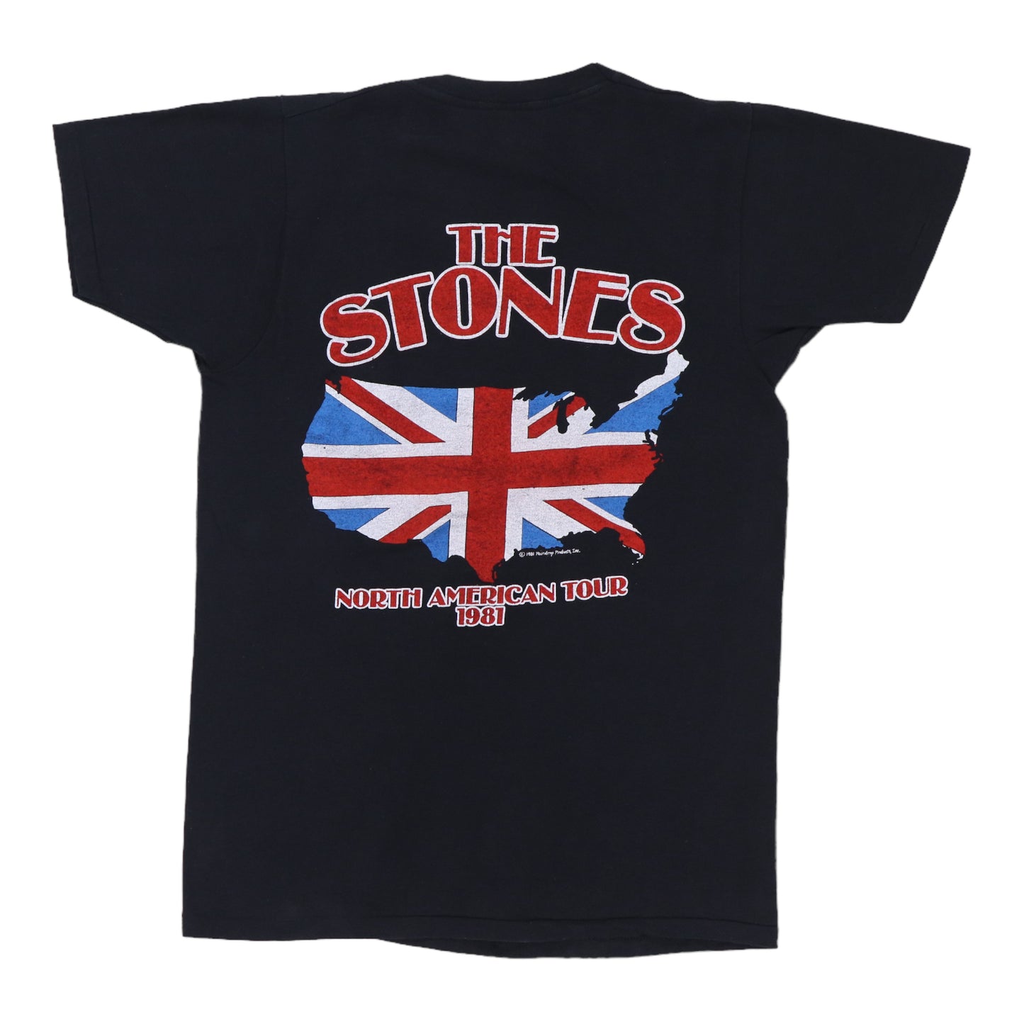 1981 Rolling Stones North American Tour Shirt