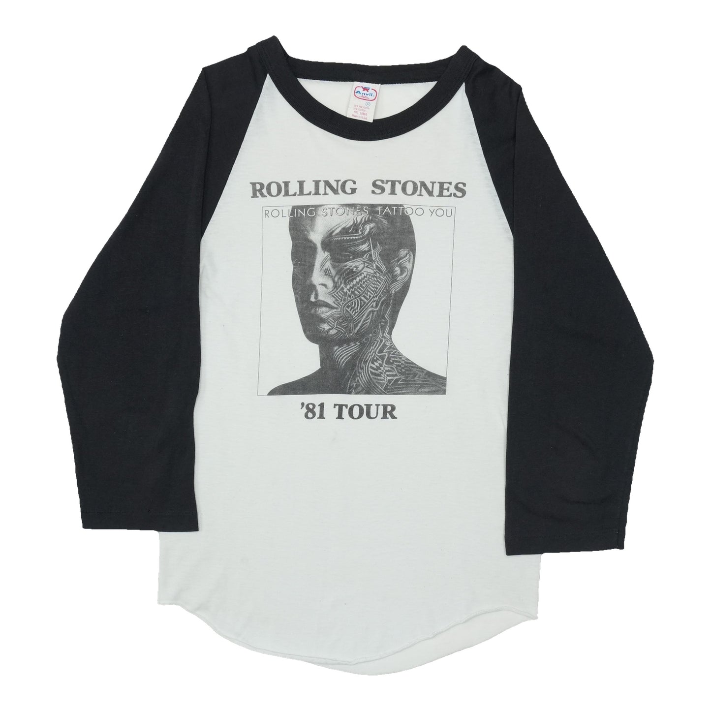 1981 Rolling Stones Tattoo You Tour Shirt
