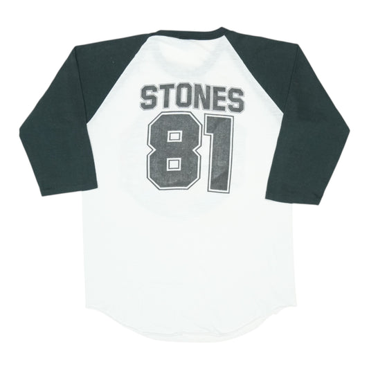 1981 Rolling Stones Tour Jersey Shirt Back