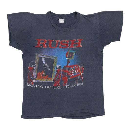 1981 Rush Moving Pictures Tour Shirt
