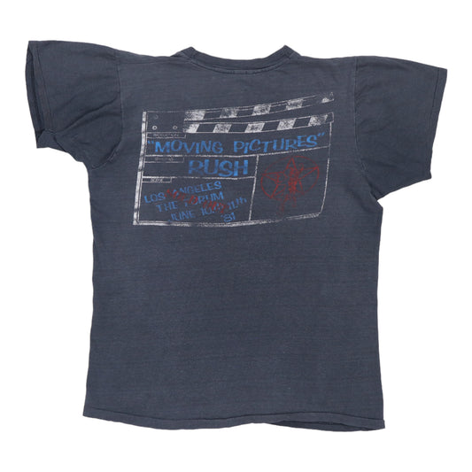 1981 Rush Moving Pictures Tour Shirt