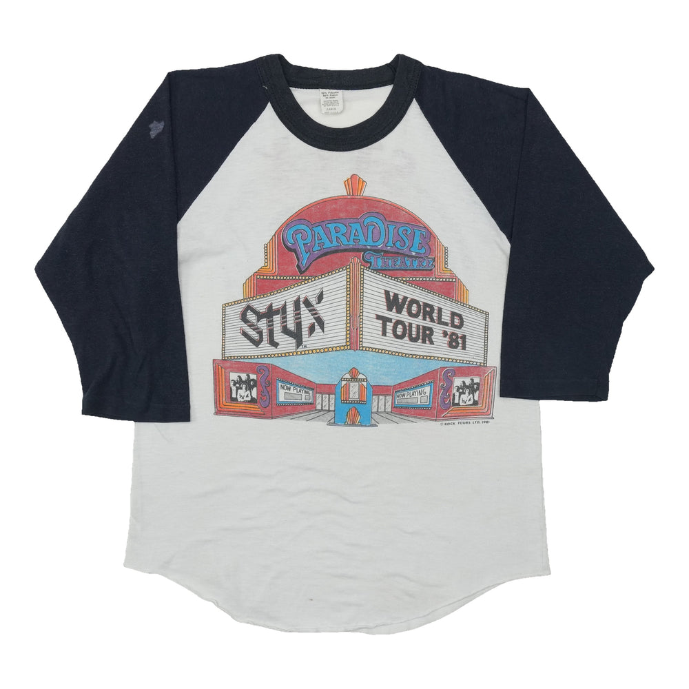 1981 Styx Paradise Theatre World Tour Shirt