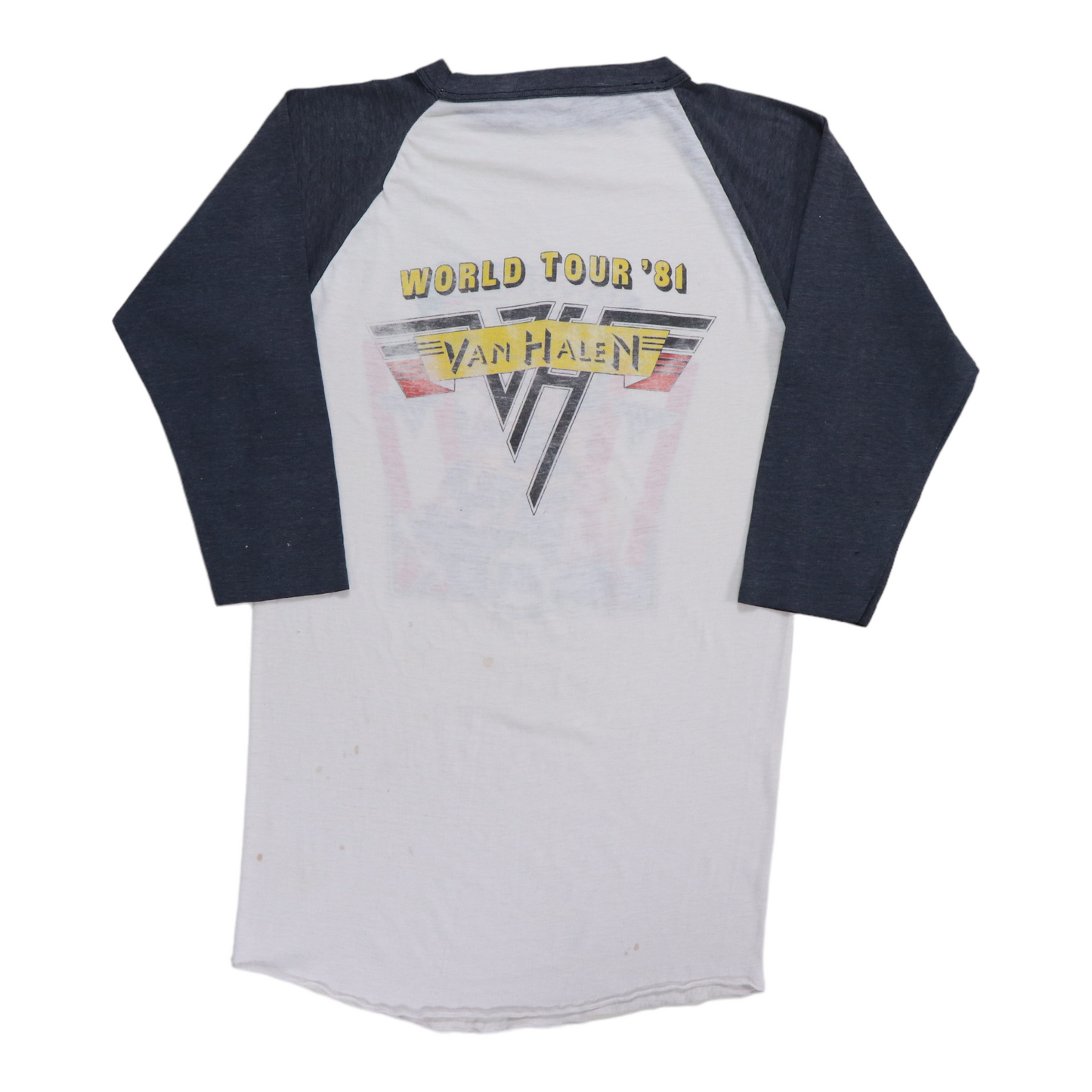 1981 Van Halen World Tour Jersey Shirt