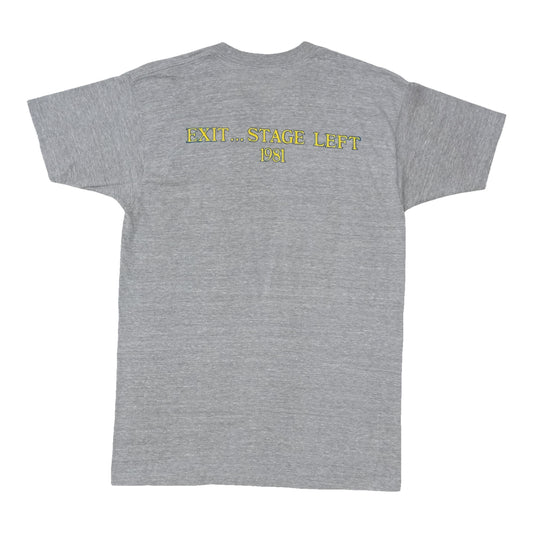 1981 Rush Exit Stage Left Shirt