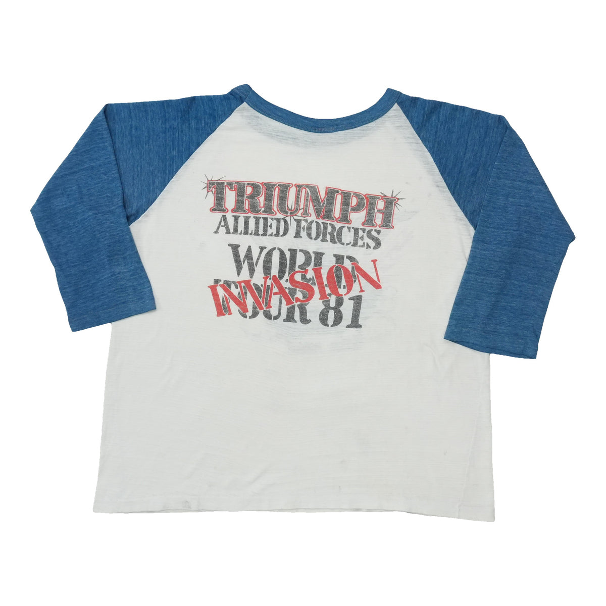 1981 Triumph Allied Forces World Invasion Tour Jersey