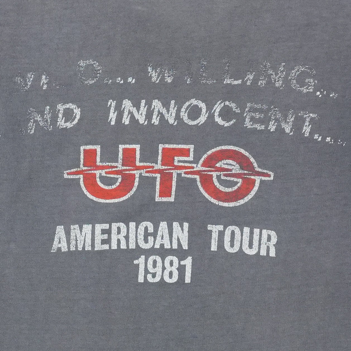 1981 UFO American Tour Shirt