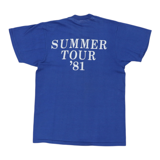 1981 America Summer Tour Shirt Back