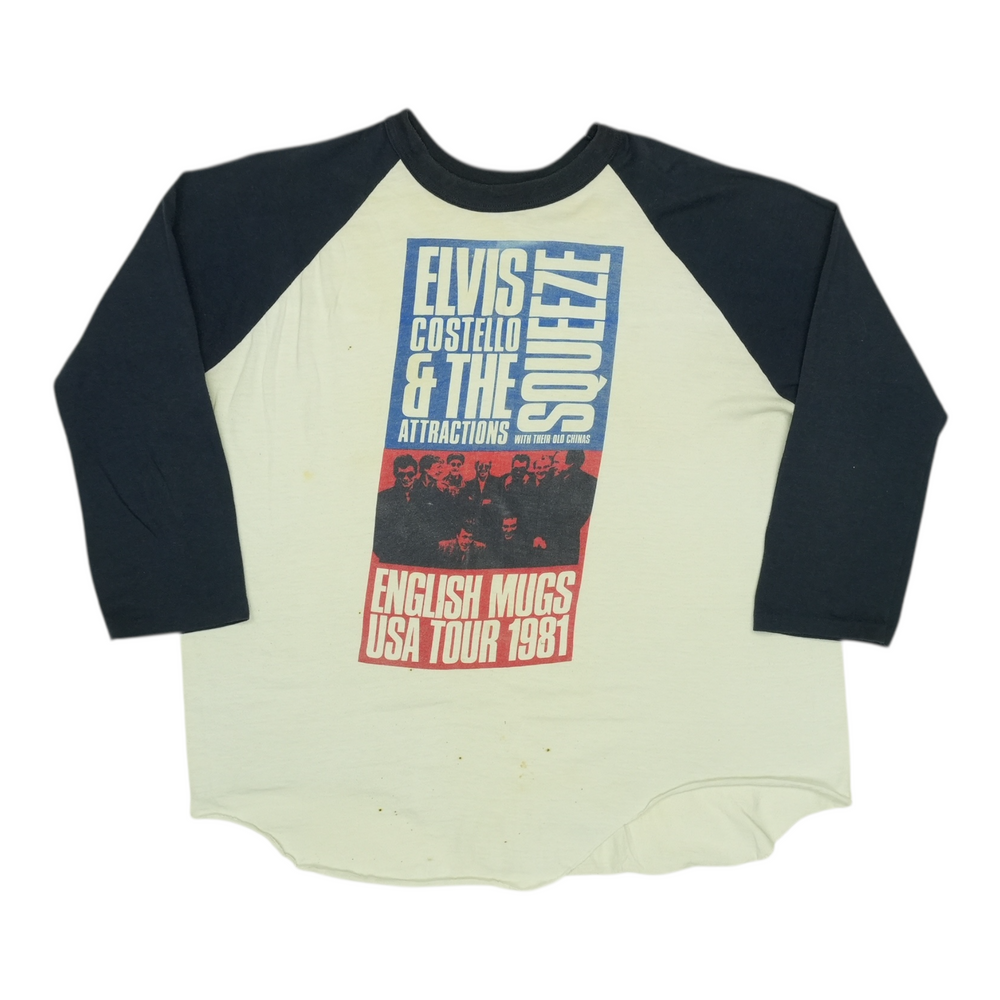 1981 Elvis Costello English Mugs Tour Jersey Shirt