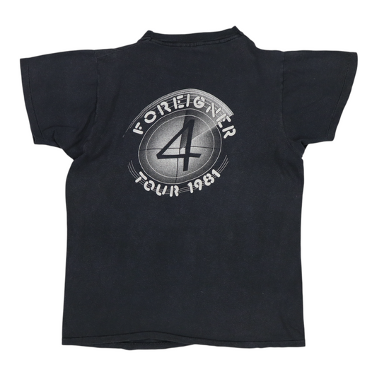 1981 Foreigner Tour Shirt Back