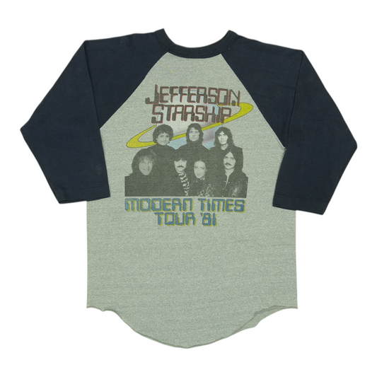 1981 Jefferson Starship Modern Times Tour Jersey Shirt Back