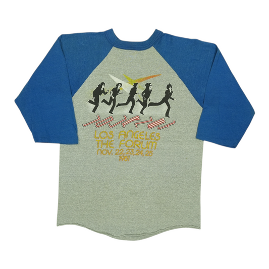 1981 Journey Los Angeles Forum Concert Jersey Shirt Back