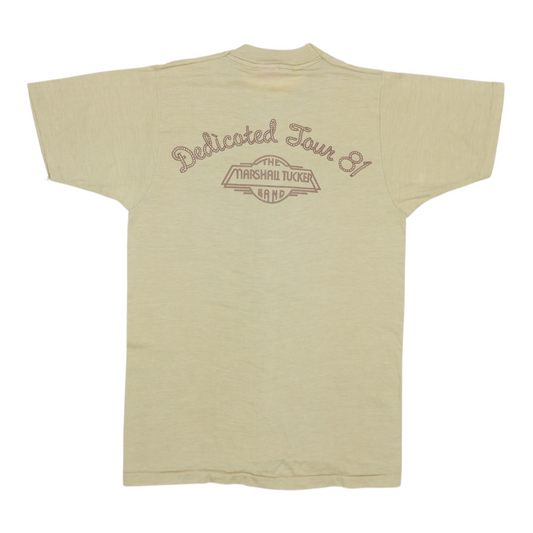 1981 Marshall Tucker Band Tour Shirt Back