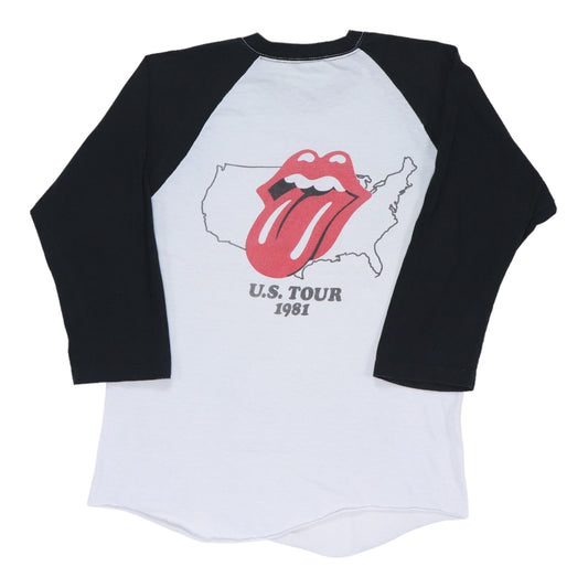 1981 Rolling Stones Louisiana Concert Jersey Shirt Back