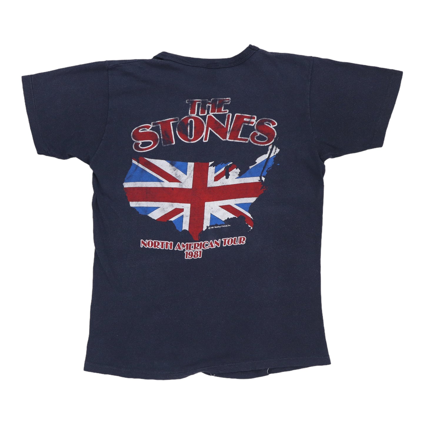 1981 Rolling Stones North American Tour Shirt