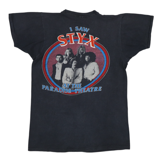 1981 Styx Paradise Theatre Shirt Back