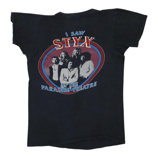 1981 Styx Paradise Theatre Tour Shirt Back