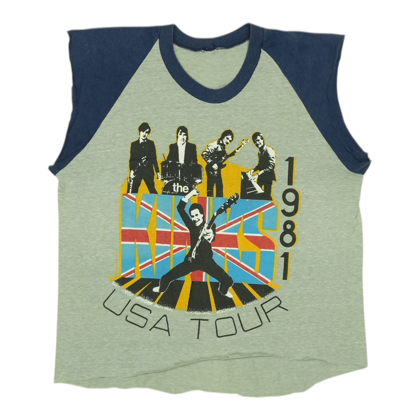 1981 The Kinks Give The People What They Want Tour Jersey Shirt