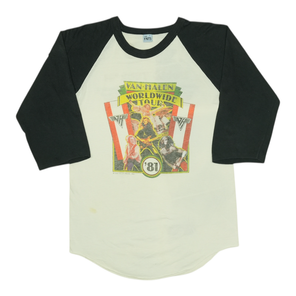 1981 Van Halen Tour Jersey Shirt