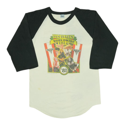 1981 Van Halen Tour Jersey Shirt