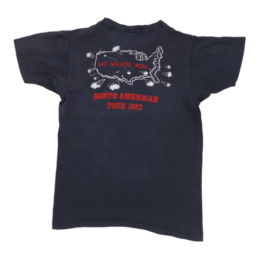 1982 ACDC For Those About To Rock Tour Shirt Back