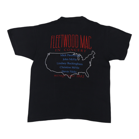 1982 Fleetwood Mac Mirage Tour Shirt Back